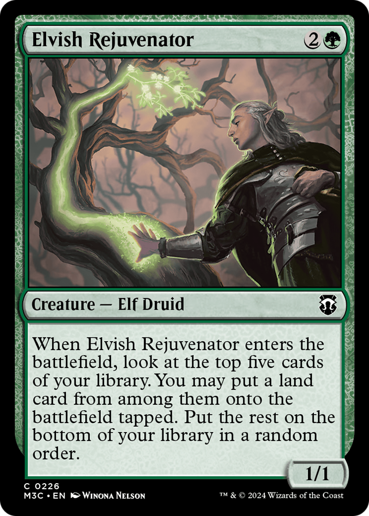 Elvish Rejuvenator (Ripple Foil) [Modern Horizons 3 Commander] | Exor Games Bridgewater