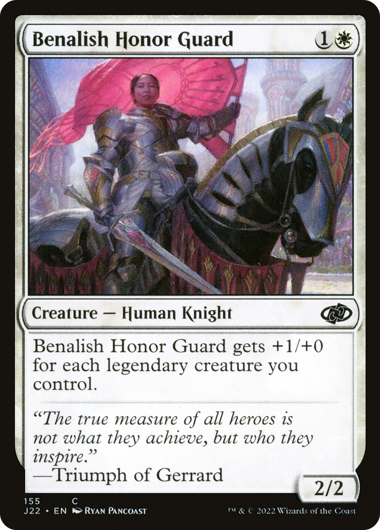Benalish Honor Guard [Jumpstart 2022] | Exor Games Bridgewater