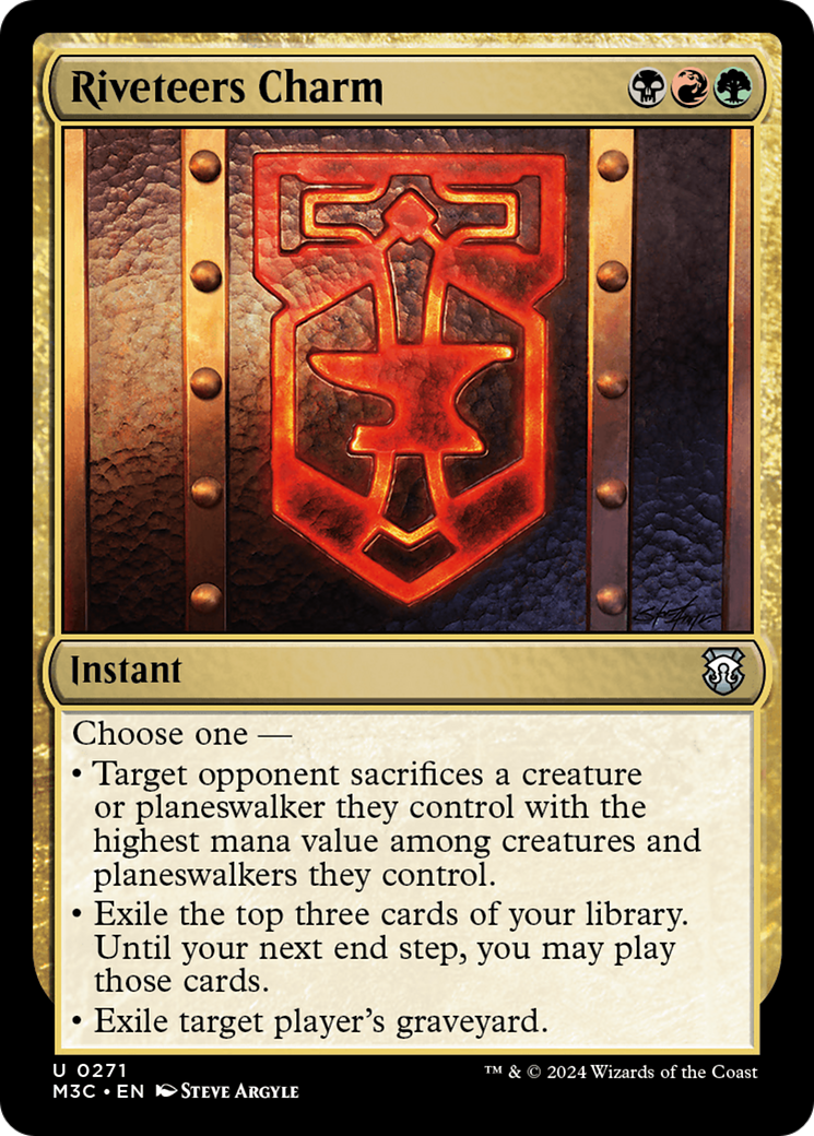 Riveteers Charm (Ripple Foil) [Modern Horizons 3 Commander] | Exor Games Bridgewater