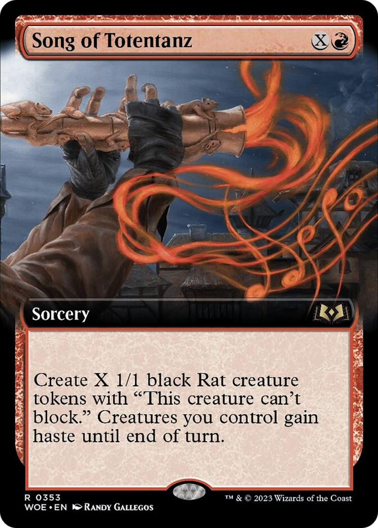 Song of Totentanz (Extended Art) [Wilds of Eldraine] | Exor Games Bridgewater