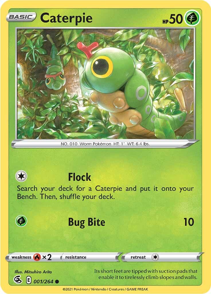 Caterpie (001/264) [Sword & Shield: Fusion Strike] | Exor Games Bridgewater