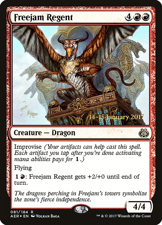 Freejam Regent [Aether Revolt Prerelease Promos] | Exor Games Bridgewater