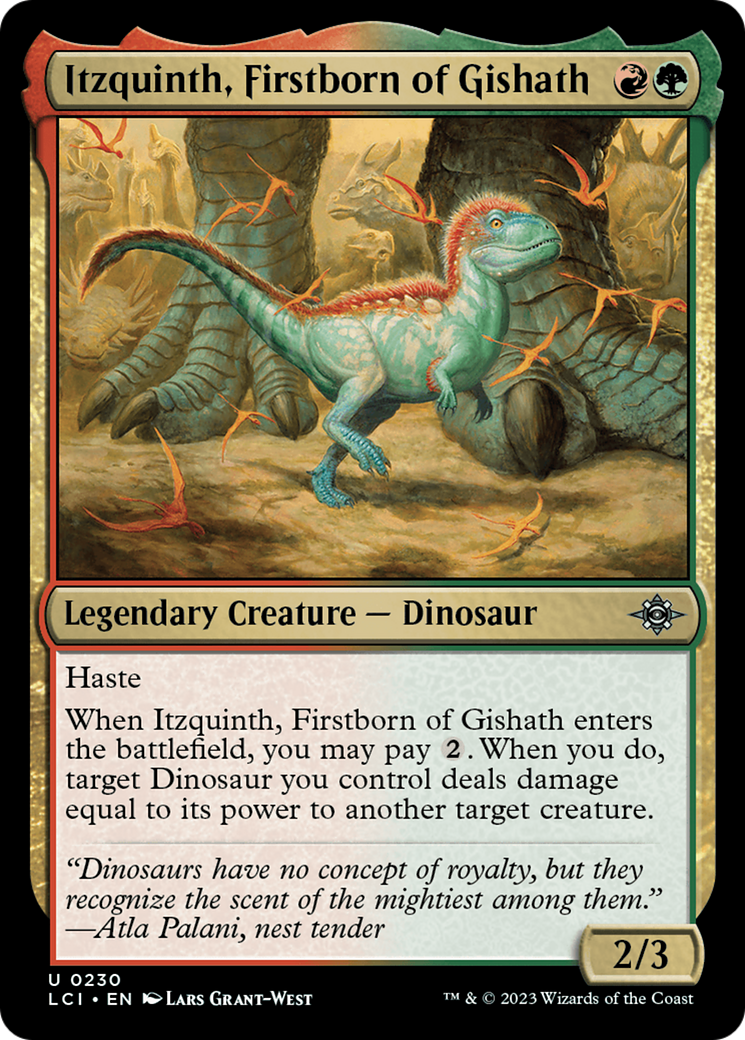 Itzquinth, Firstborn of Gishath [The Lost Caverns of Ixalan] | Exor Games Bridgewater