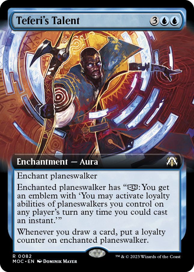 Teferi's Talent (Extended Art) [March of the Machine Commander] | Exor Games Bridgewater