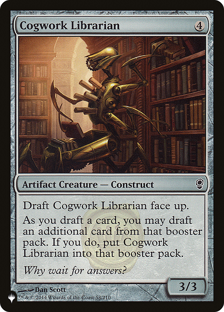 Cogwork Librarian [The List Reprints] | Exor Games Bridgewater