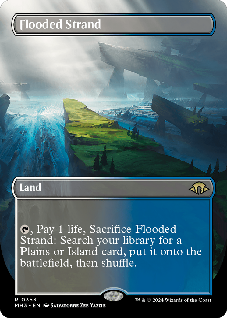 Flooded Strand (Borderless) [Modern Horizons 3] | Exor Games Bridgewater