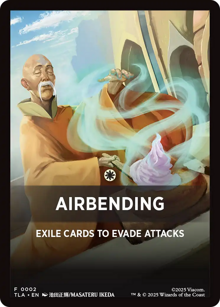 Airbending Theme Card [Avatar: The Last Airbender Tokens] | Exor Games Bridgewater