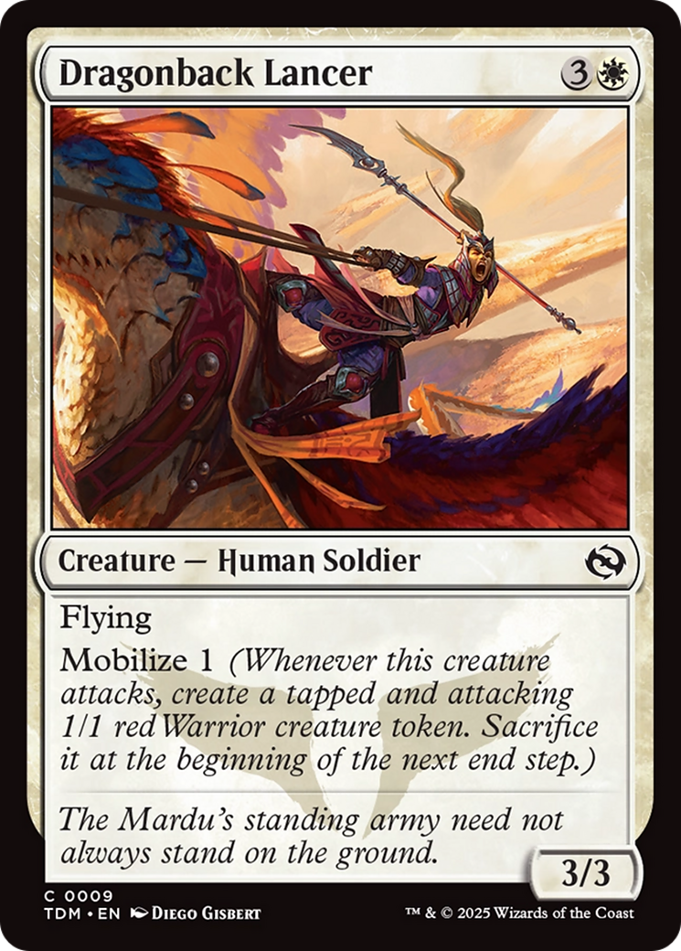 Dragonback Lancer [Tarkir: Dragonstorm] | Exor Games Bridgewater
