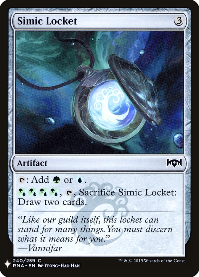 Simic Locket [Mystery Booster] | Exor Games Bridgewater