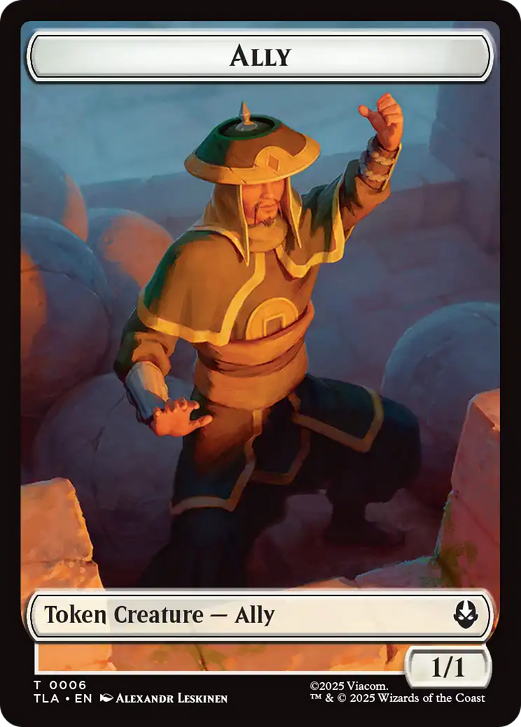 Ally (0006) // Soldier (0002) Double-Sided Token [Avatar: The Last Airbender Tokens] | Exor Games Bridgewater