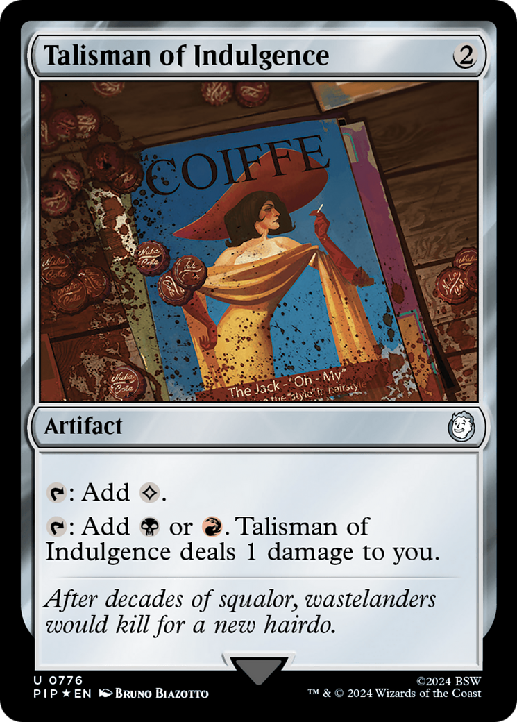 Talisman of Indulgence (Surge Foil) [Fallout] | Exor Games Bridgewater