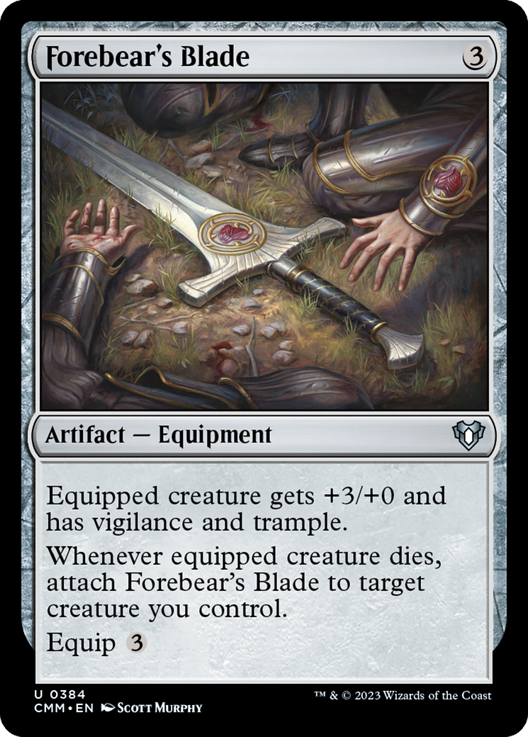 Forebear's Blade [Commander Masters] | Exor Games Bridgewater