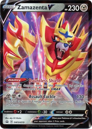 Zamazenta V (SWSH019) [Sword & Shield: Black Star Promos] | Exor Games Bridgewater