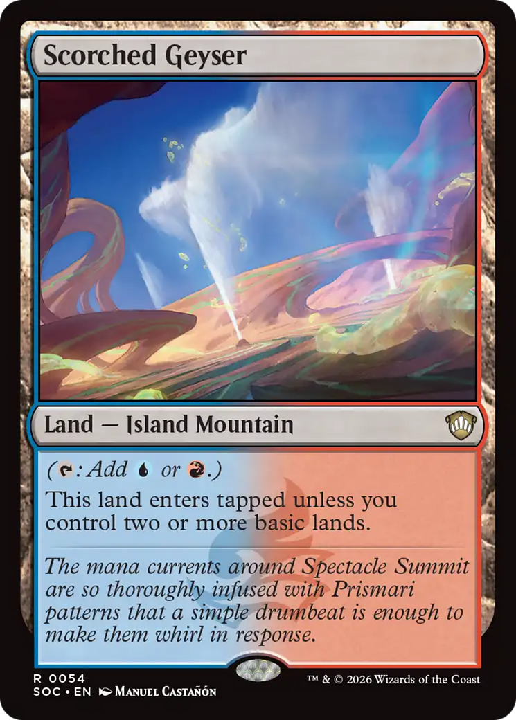 Scorched Geyser [Secrets of Strixhaven Commander] | Exor Games Bridgewater