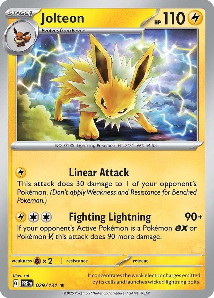 Jolteon (029/131) [Scarlet & Violet: Prismatic Evolutions] | Exor Games Bridgewater