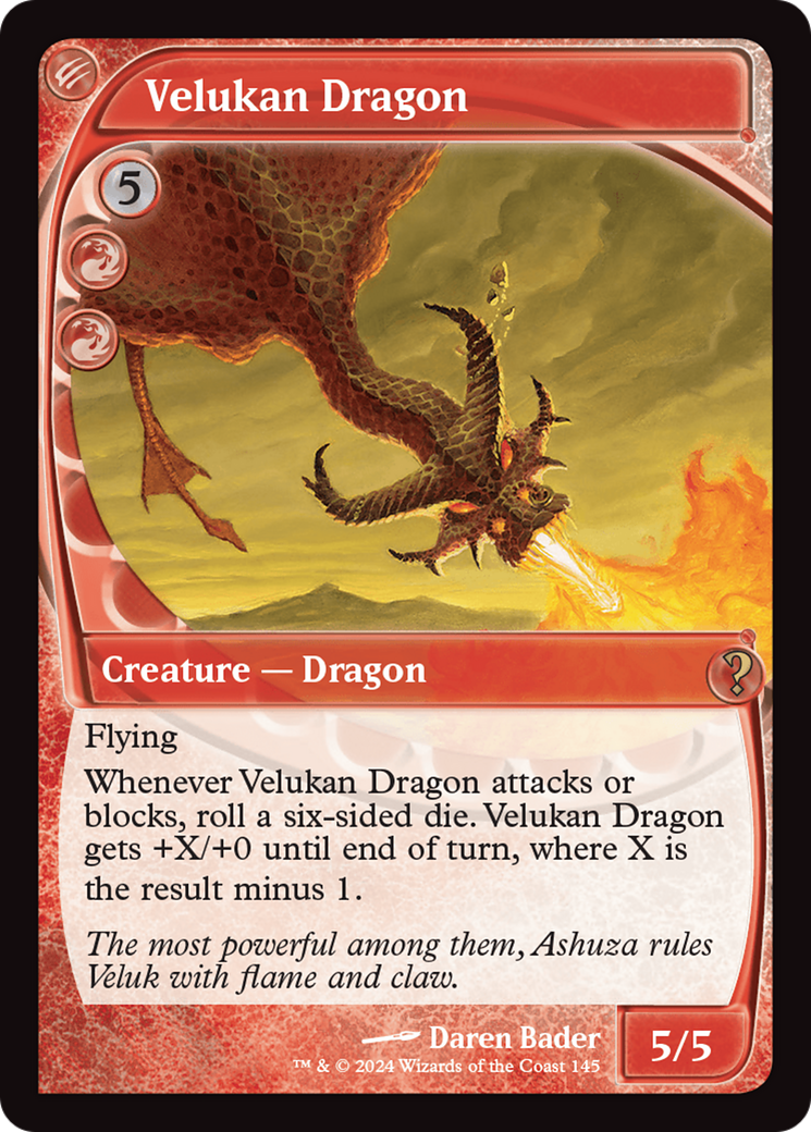 Velukan Dragon (Future Sight) [Mystery Booster 2] | Exor Games Bridgewater