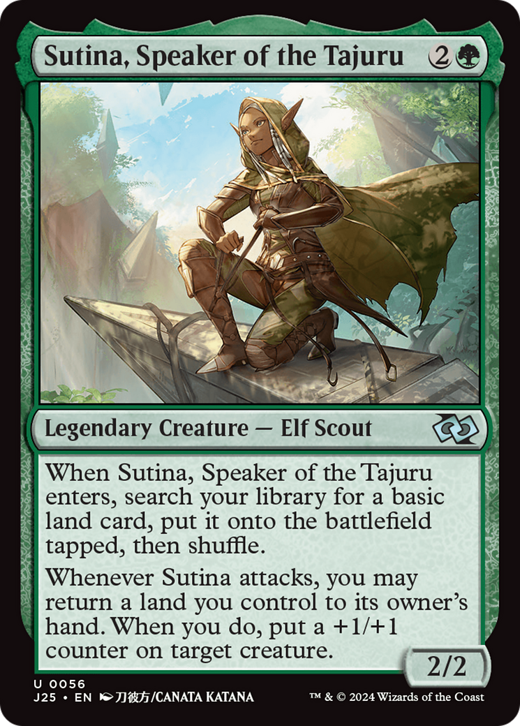 Sutina, Speaker of the Tajuru (Anime) [Foundations Jumpstart] | Exor Games Bridgewater