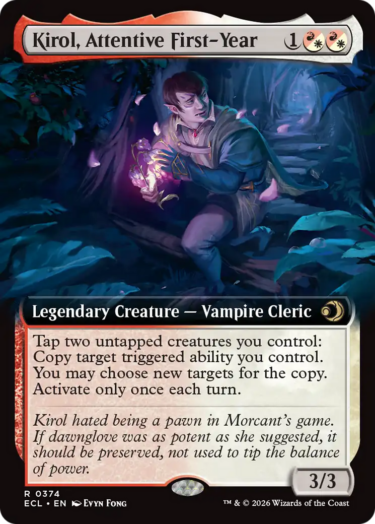 Kirol, Attentive First-Year (Extended Art) [Lorwyn Eclipsed] | Exor Games Bridgewater