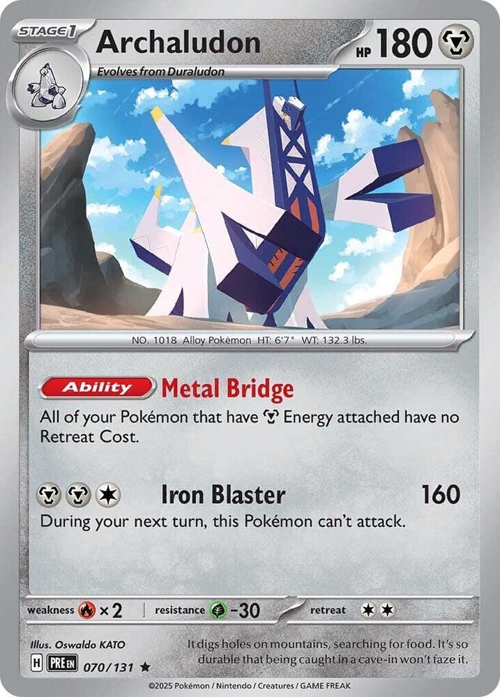 Archaludon (070/131) [Scarlet & Violet: Prismatic Evolutions] | Exor Games Bridgewater