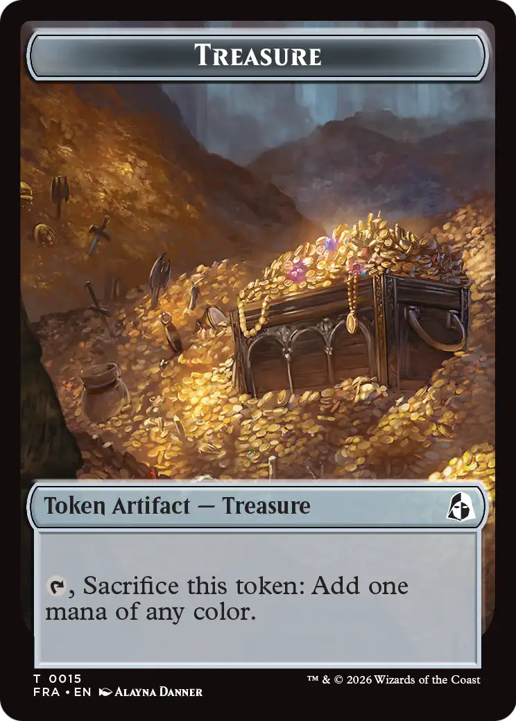Angel (0003) // Treasure Double-Sided Token [Reality Fracture Tokens] | Exor Games Bridgewater