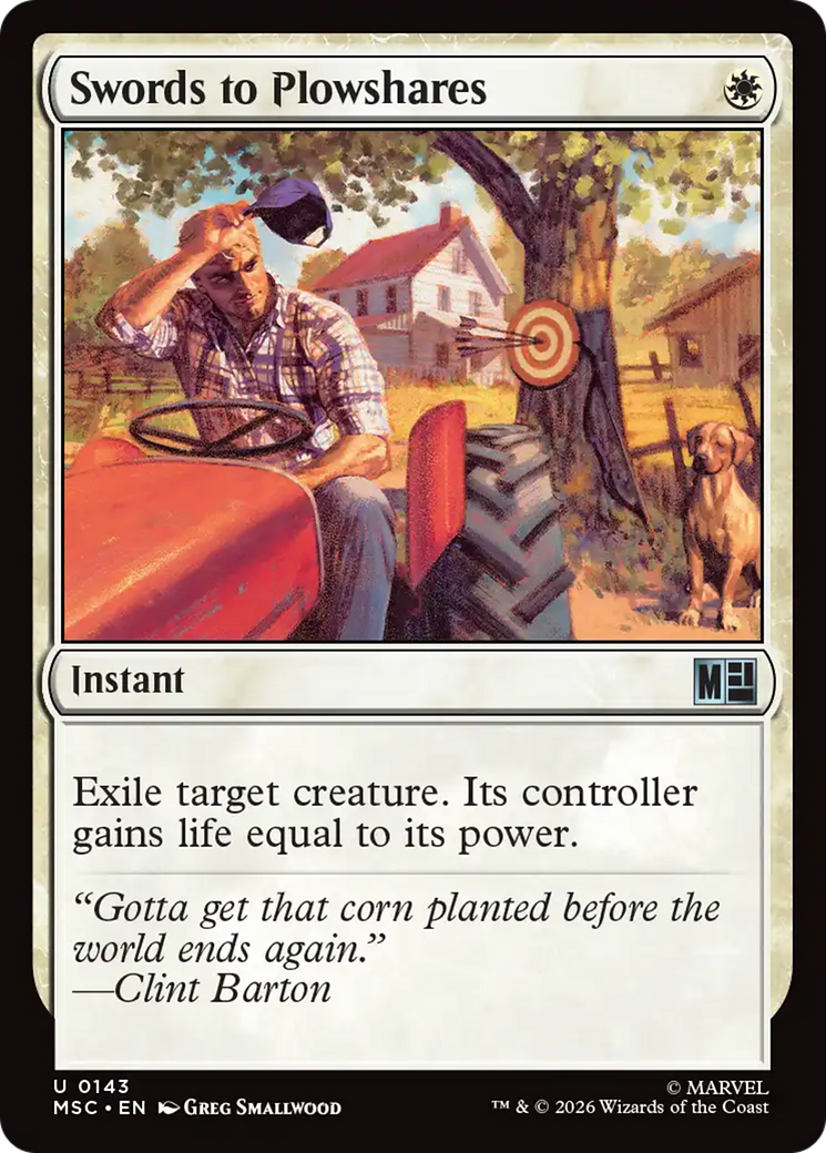 Swords to Plowshares [Marvel Super Heroes Commander] | Exor Games Bridgewater