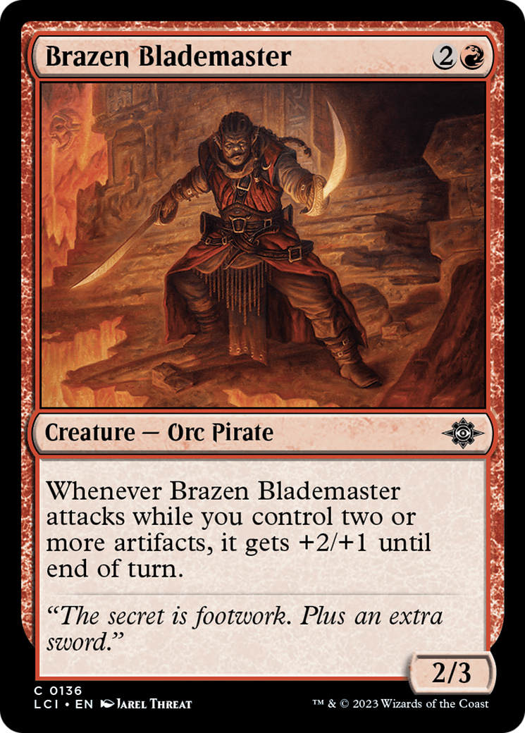 Brazen Blademaster [The Lost Caverns of Ixalan] | Exor Games Bridgewater