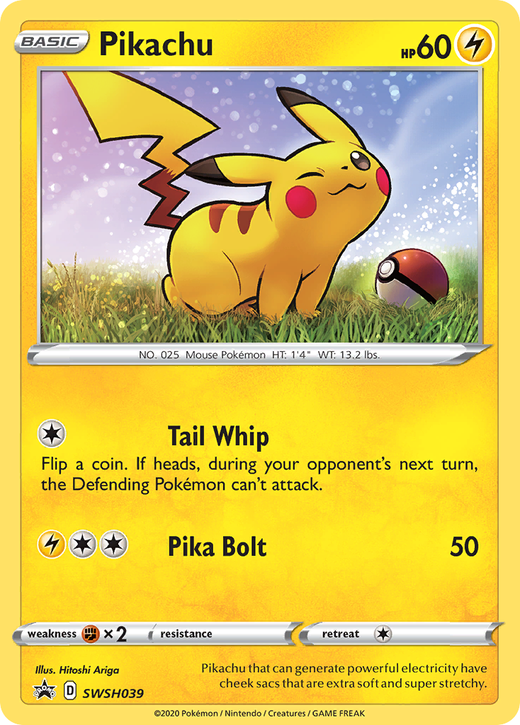 Pikachu (SWSH039) [Sword & Shield: Black Star Promos] | Exor Games Bridgewater