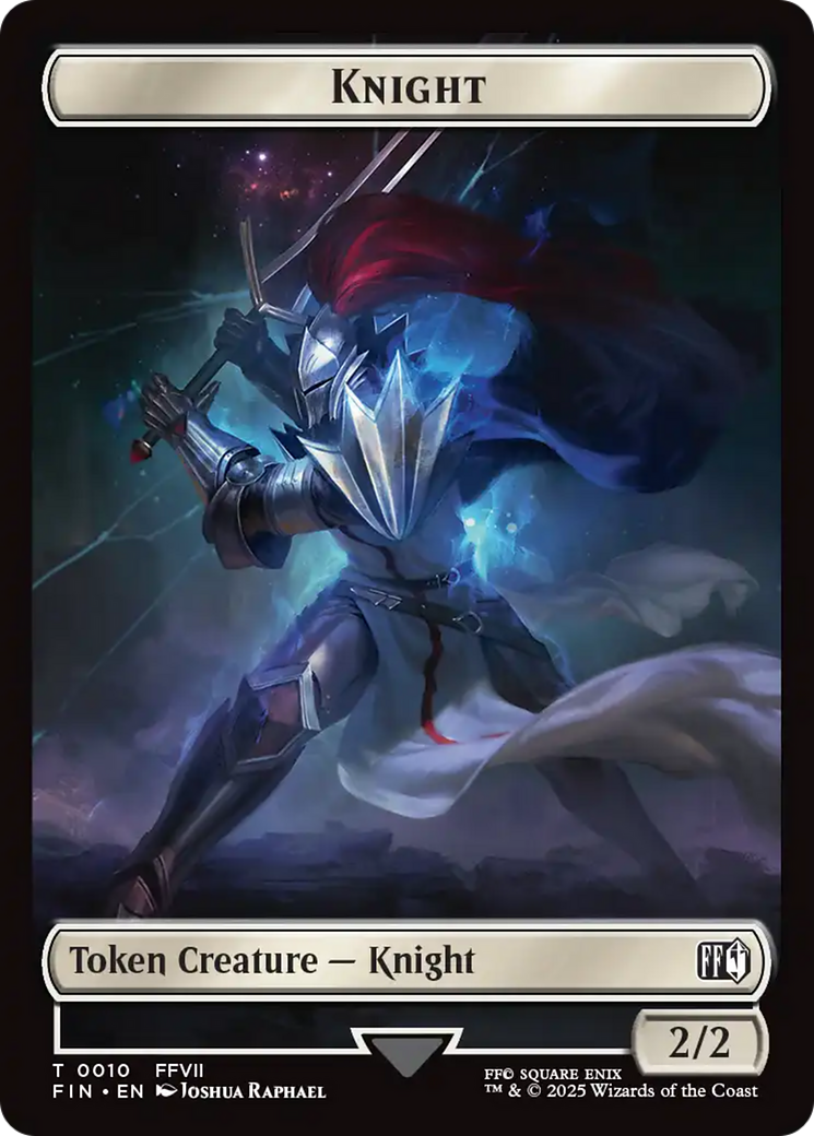 Hero (0002) // Knight Double-Sided Token [FINAL FANTASY Tokens] | Exor Games Bridgewater