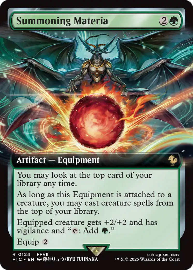 Summoning Materia (Extended Art) [FINAL FANTASY Commander] | Exor Games Bridgewater