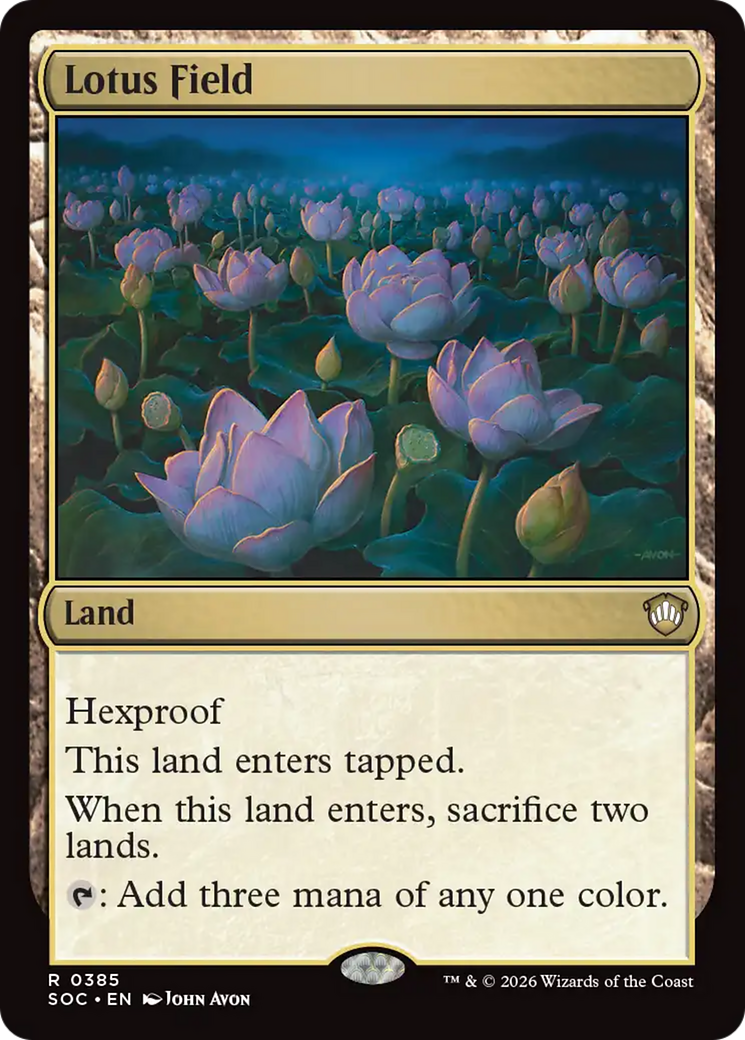 Lotus Field [Secrets of Strixhaven Commander] | Exor Games Bridgewater