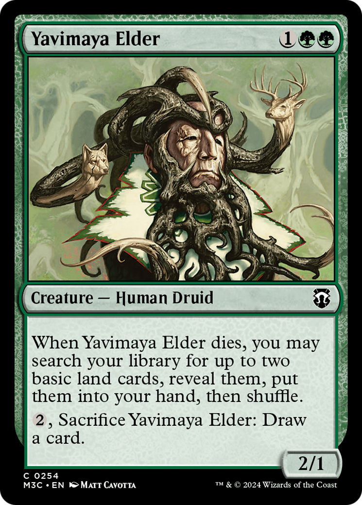 Yavimaya Elder (Ripple Foil) [Modern Horizons 3 Commander] | Exor Games Bridgewater