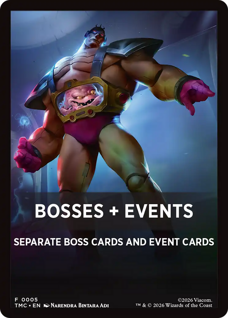 Bosses + Events [Teenage Mutant Ninja Turtles Commander Tokens] | Exor Games Bridgewater