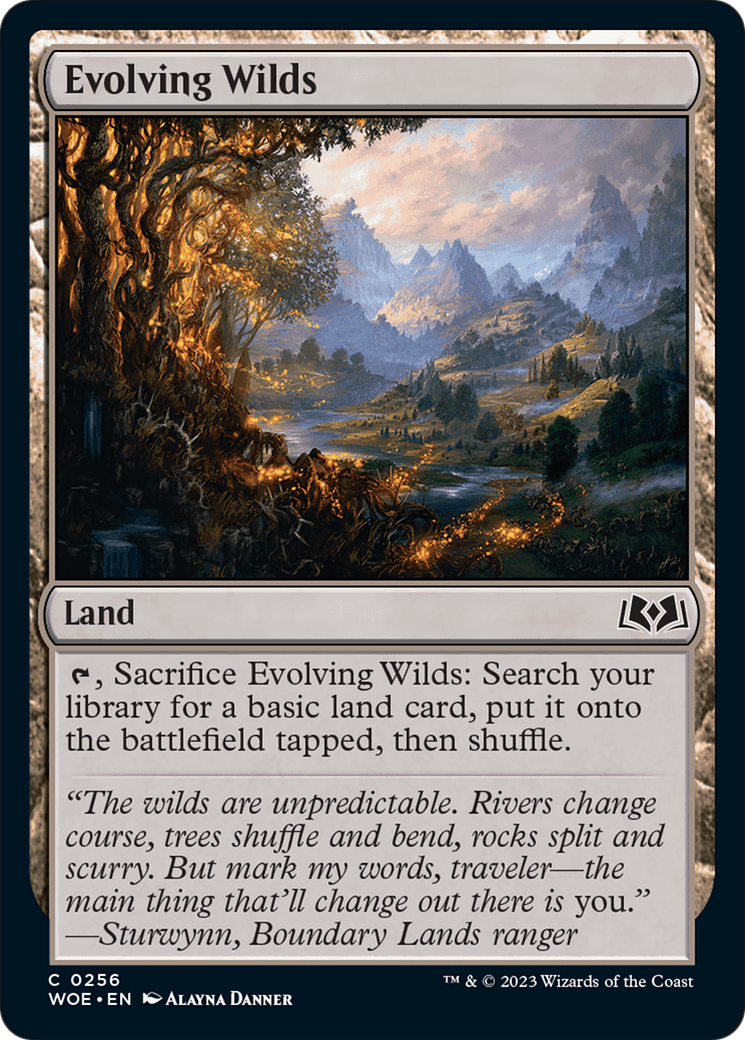 Evolving Wilds [Wilds of Eldraine] | Exor Games Bridgewater