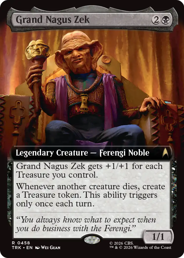 Grand Nagus Zek (Extended Art) [Star Trek] | Exor Games Bridgewater