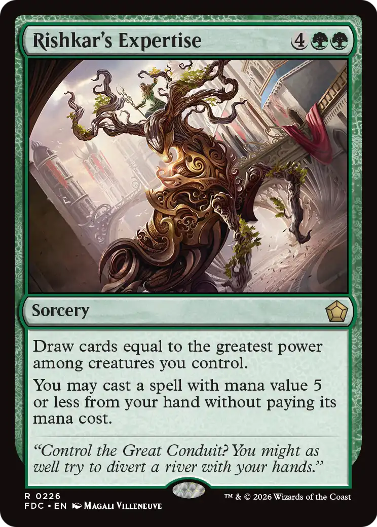 Rishkar's Expertise [Foundations Commander] | Exor Games Bridgewater