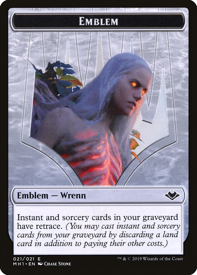 Wrenn and Six Emblem [Modern Horizons Tokens] | Exor Games Bridgewater