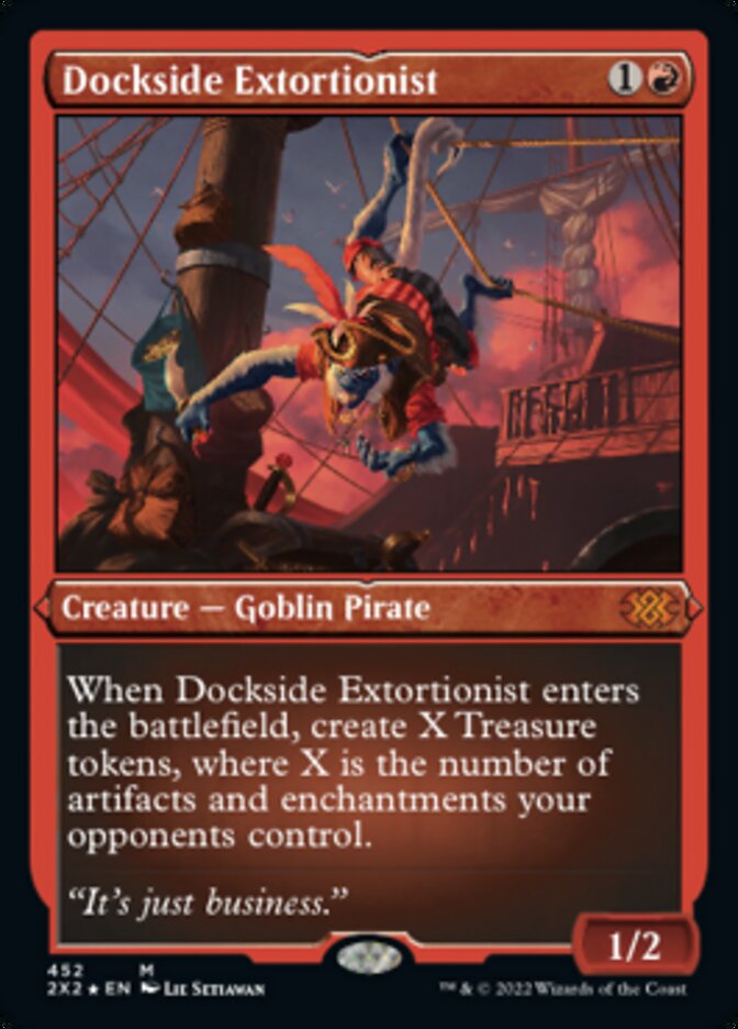 Dockside Extortionist (Foil Etched) [Double Masters 2022] | Exor Games Bridgewater