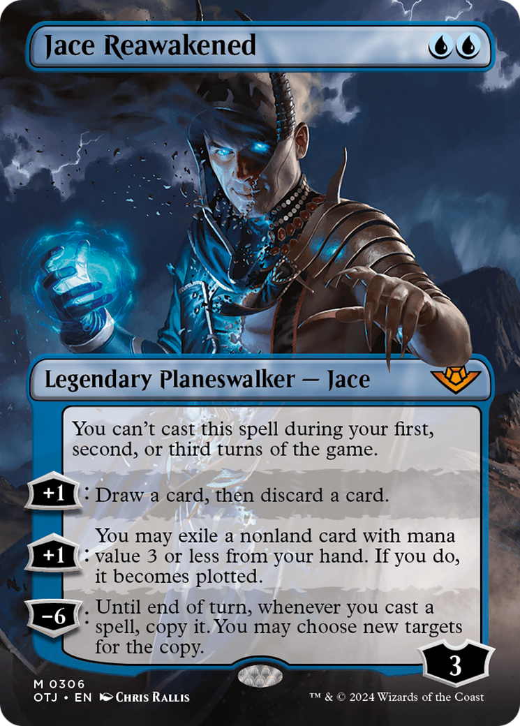 Jace Reawakened (Borderless) [Outlaws of Thunder Junction] | Exor Games Bridgewater