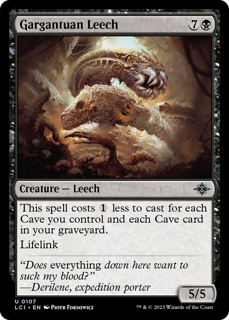 Gargantuan Leech [The Lost Caverns of Ixalan] | Exor Games Bridgewater