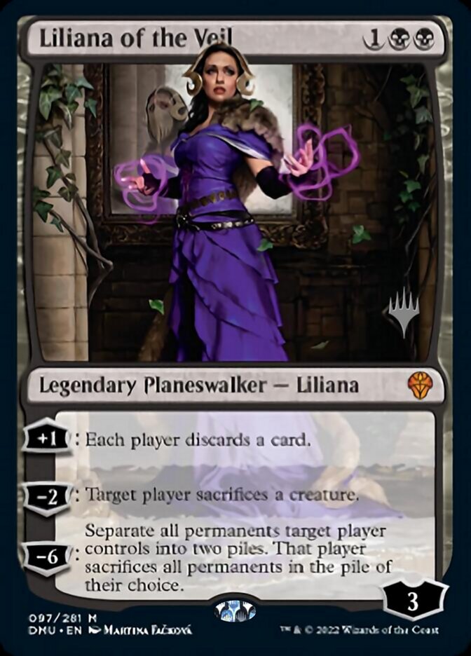 Liliana of the Veil (Promo Pack) [Dominaria United Promos] | Exor Games Bridgewater