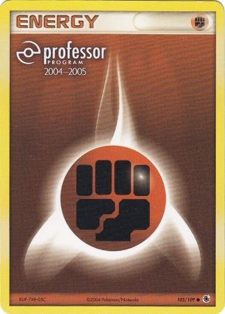 Fighting Energy (105/109) (2004 2005) [Professor Program Promos] | Exor Games Bridgewater