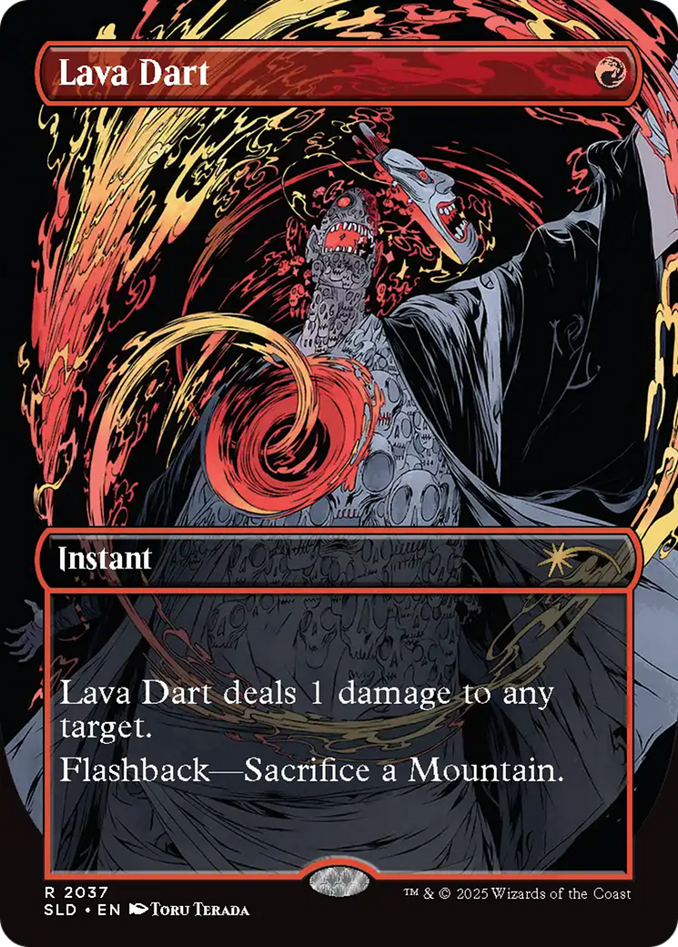 Lava Dart (Rainbow Foil) [Secret Lair Drop Series] | Exor Games Bridgewater