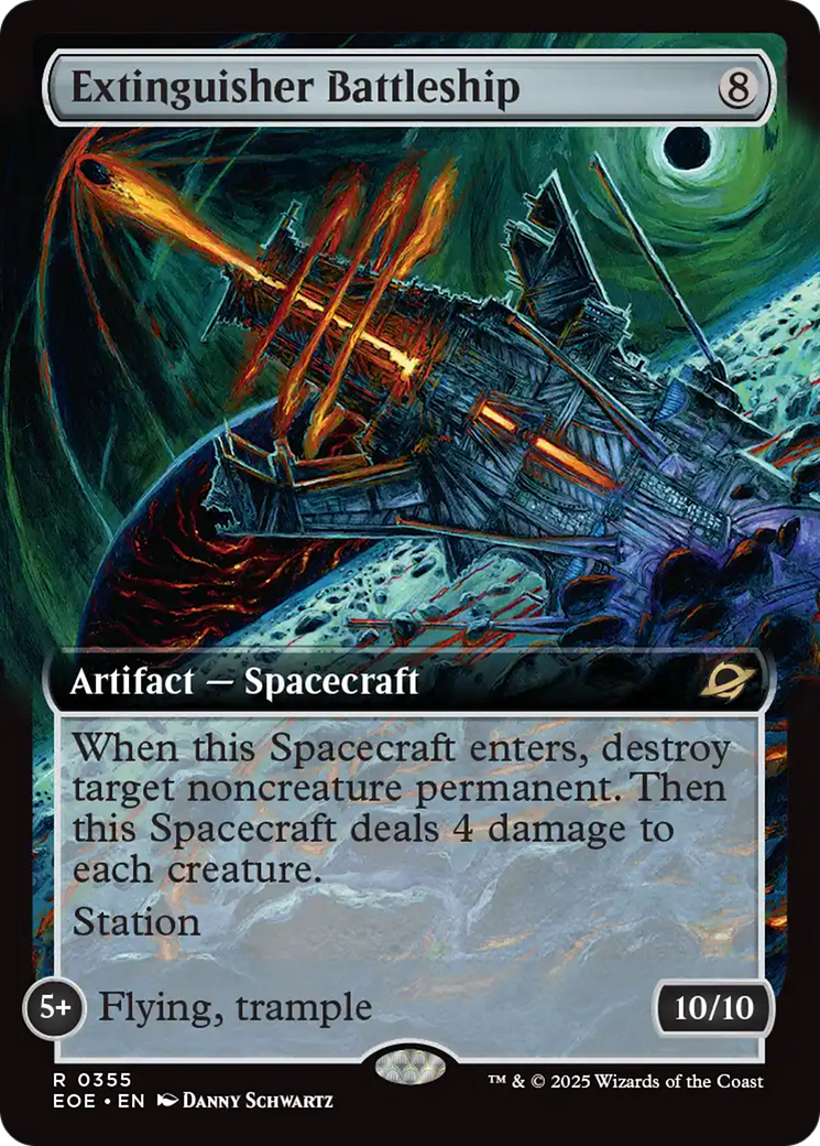 Extinguisher Battleship (Extended Art) [Edge of Eternities] | Exor Games Bridgewater