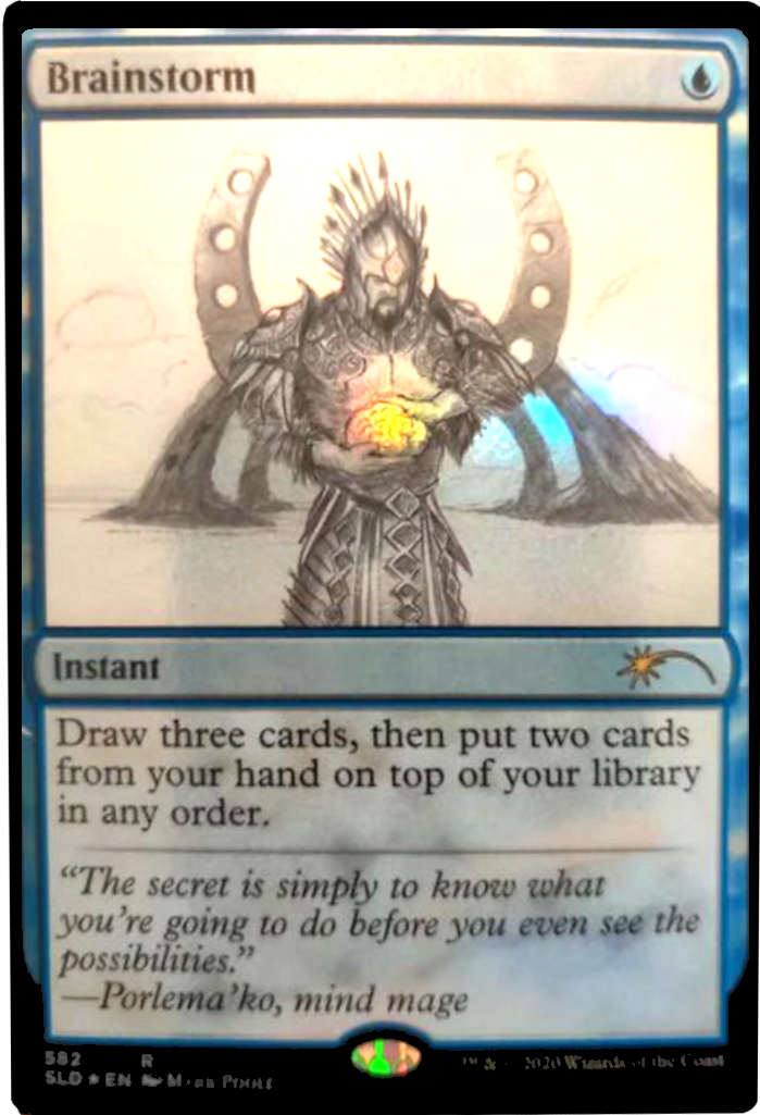 Brainstorm (Sketch) [Secret Lair Drop Promos] | Exor Games Bridgewater