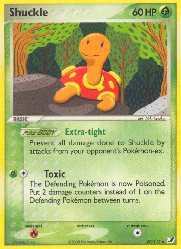 Shuckle (47/115) [EX: Unseen Forces] | Exor Games Bridgewater