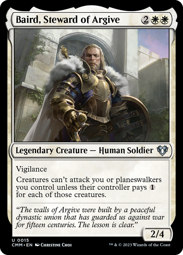 Baird, Steward of Argive [Commander Masters] | Exor Games Bridgewater