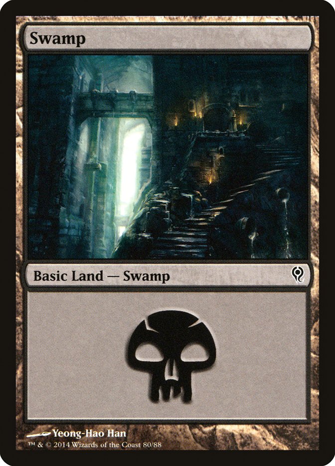 Swamp (80) [Duel Decks: Jace vs. Vraska] | Exor Games Bridgewater