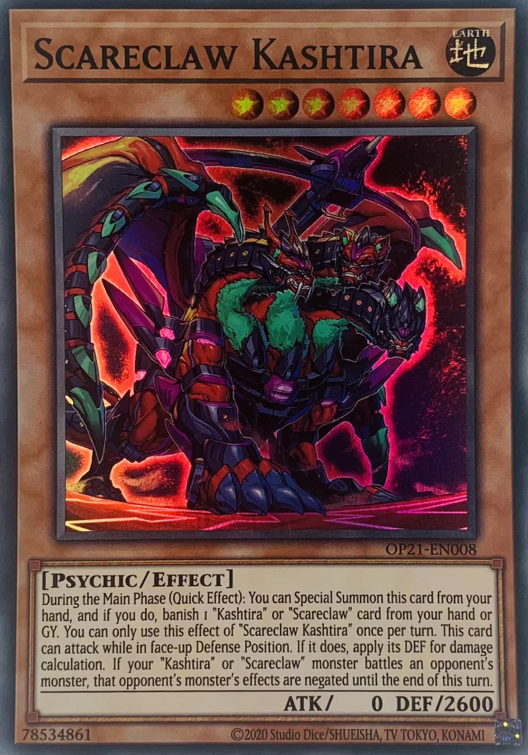 Scareclaw Kashtira [OP21-EN008] Super Rare | Exor Games Bridgewater