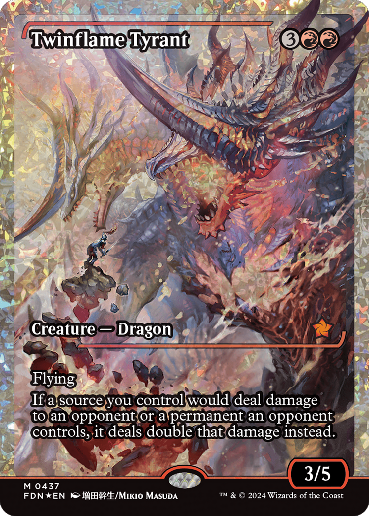 Twinflame Tyrant (Fracture Foil) [Foundations] | Exor Games Bridgewater