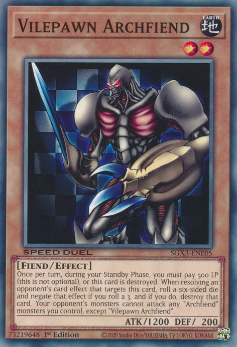 Vilepawn Archfiend [SXG3-ENE05] Common | Exor Games Bridgewater